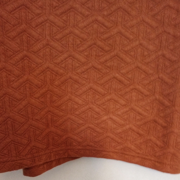 Simply Southern Burnt Orange Sweatshirt with Pearl Details - Picture 9 of 10
